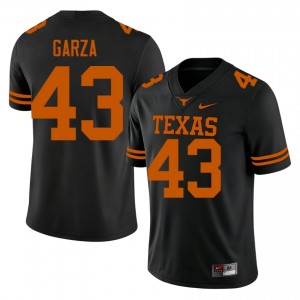 Eric Garza #43 Longhorns Jersey | Iconic Black College Football Men Stitch 60590940