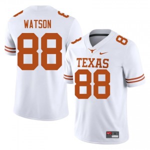 #88 Maraad Watson UT Longhorns White Jersey | Classic Stitched Men Player Football Gear 52769800