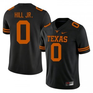 Texas Athletics Anthony Hill Jr. #0 Black Jersey | Essential Swen NCAA Football Men Apparel 92478429