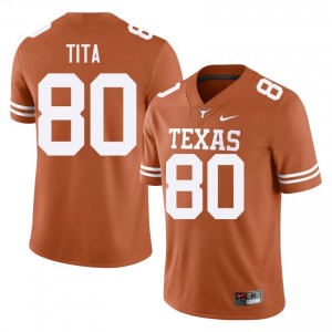 Orange Brinley Tita #80 Texas Horns Jersey | Men High School Football Limited Embroidery 86370984