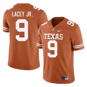 Karle Lacey Jr. #9 UT Longhorns Jersey | Iconic Orange College Football Men Embroidery 60482601