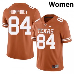 Lil'Jordan Humphrey #84 Texas Longhorns Jersey | Gameday Orange College Football Women Embroidery 95912376