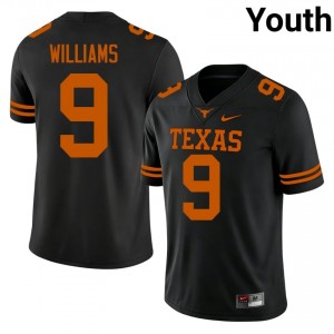 Texas Jonah Williams #9 Black Jersey | Essential Swen NCAA Football Youth Apparel 41190316