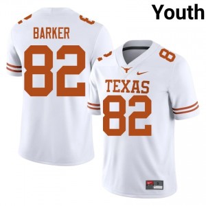 White Ridge Barker #82 Texas Longhorns Jersey | Youth High School Football Moisture Wicking Stitched 71862681