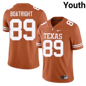 Texas Horns Ty Boatright #89 Orange Jersey | Premium Embroidery NCAA Football Youth Apparel 72384087