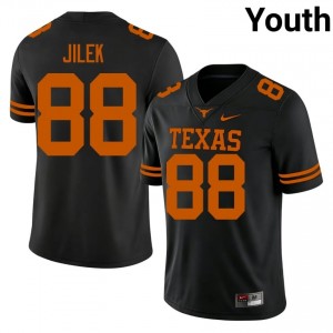 Charlie Jilek #88 Texas Horns Jersey | Iconic Black College Football Youth Stitch 59106629