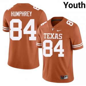 Orange Lil'Jordan Humphrey #84 Texas Longhorns Jersey | Youth High School Football Limited Embroidery 95349068